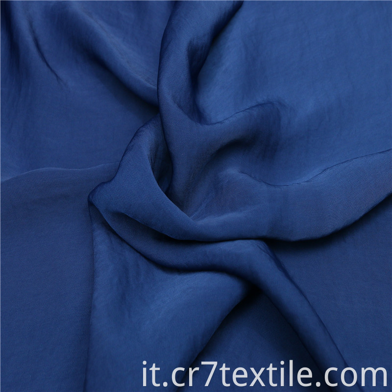 Navy Blue Suede Fleece Dyed Polyester Chiffon Fabrics